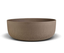 Load image into Gallery viewer, Matera Low Planter - Neutral Brown
