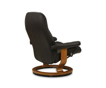 Load image into Gallery viewer, Stressless® Consul Recliner &amp; Ottoman - Black
